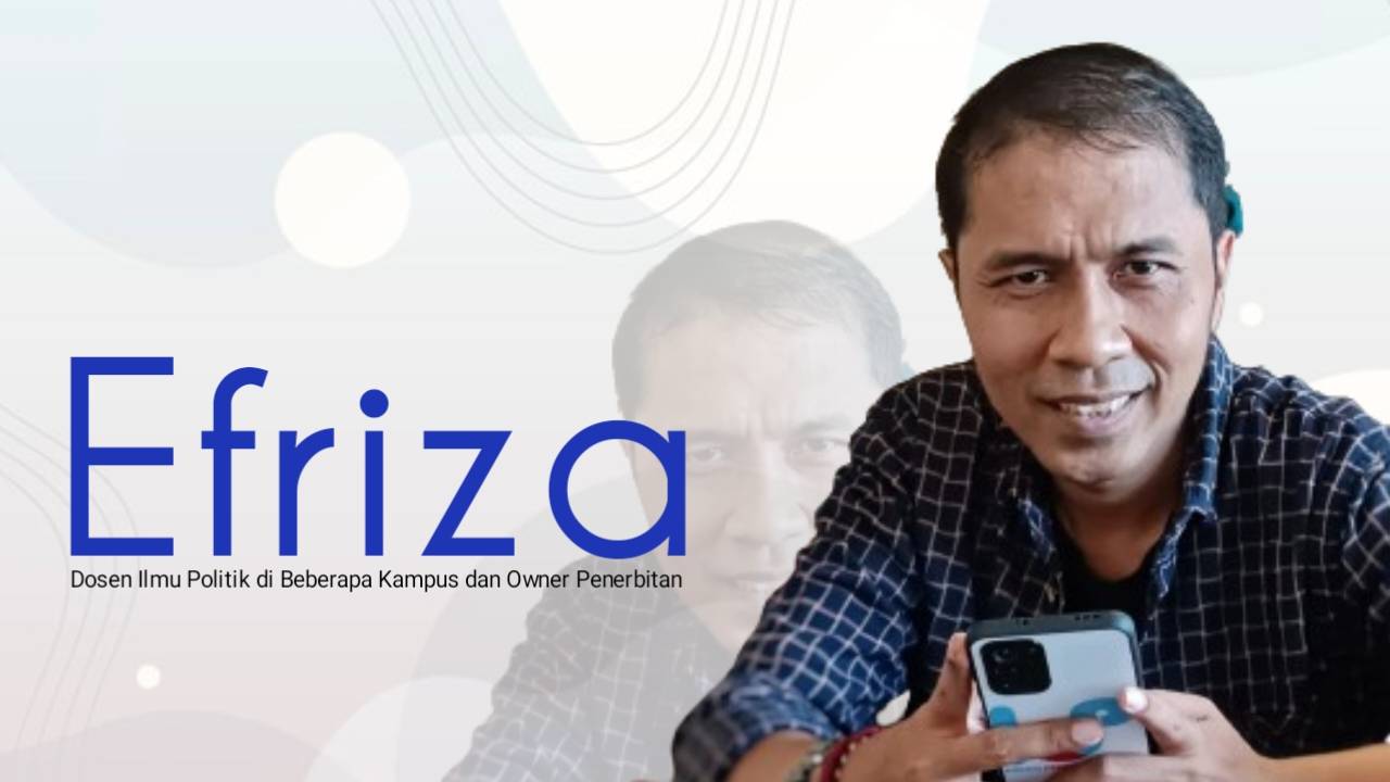Efriza, Dosen Ilmu Politik di Beberapa Kampus dan Owner Penerbitan. Foto: Ist.