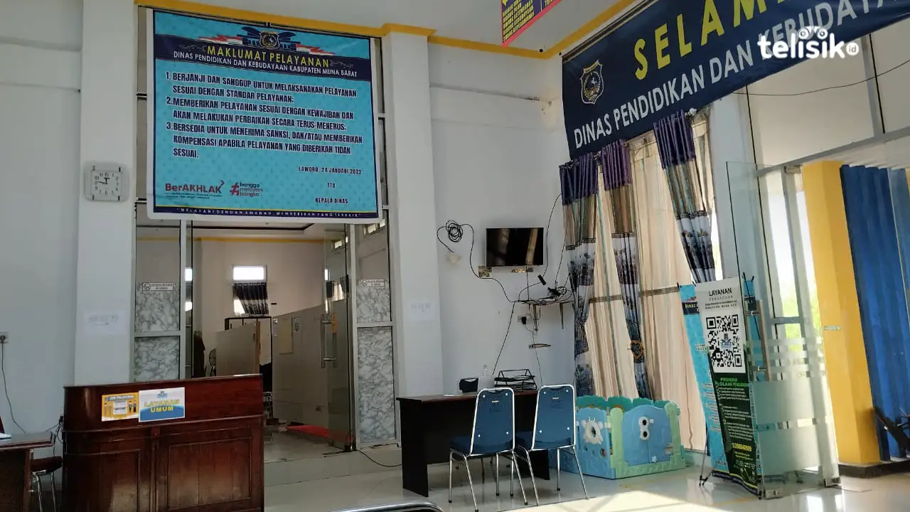 Dikbud Muna Barat lakukan penertiban ulang dapodik untuk menghindari data siluman di tiap sekolah. Foto: Putri Wulandari/Telisik