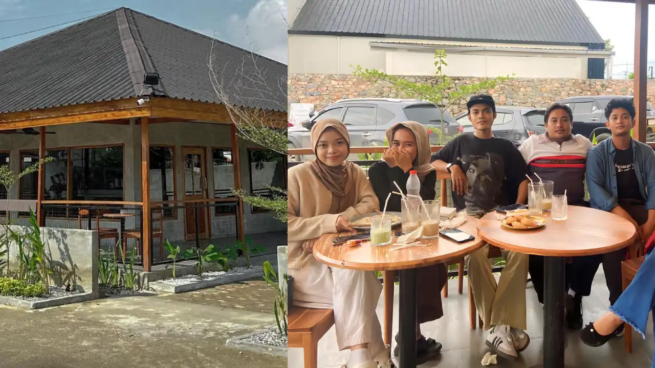 Rumah Hagia menawarkan suasana baru untuk anak muda Kendari yang ingin ngopi. Foto: Ist.