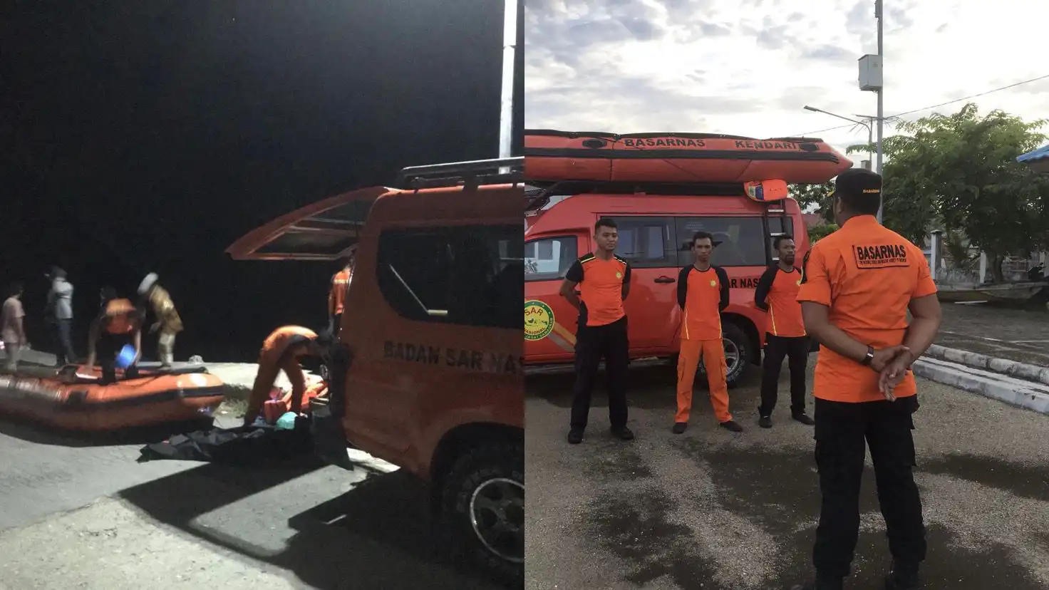 Persiapan Tim SAR dalam operasi pencarian Sarif, yang dilaporkan hilang saat mencari kepiting dan teripang. Foto: Ist.