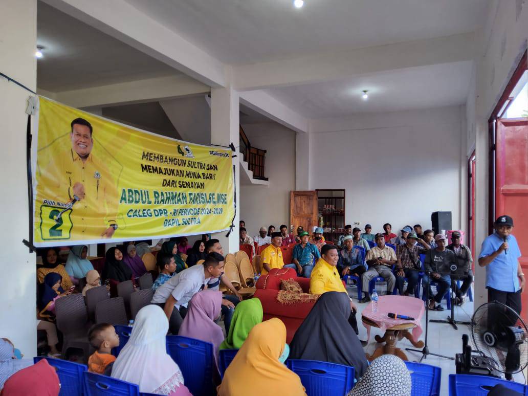 Abdul Rahman Farisi saat melakukan kampanye menyampaikan program-program unggulannya. Foto: Ist.