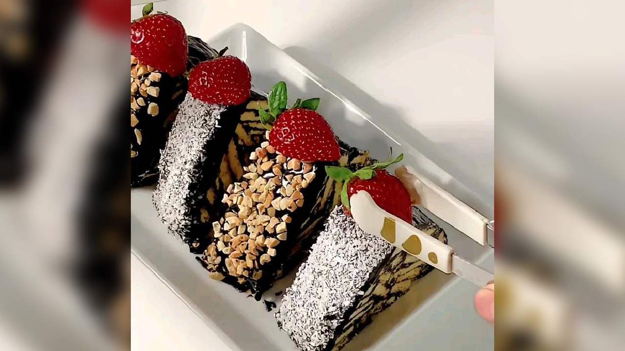 Piramida batik cake bisa menjadi salah satu ide kuliner kekinian. Foto: Lemon8