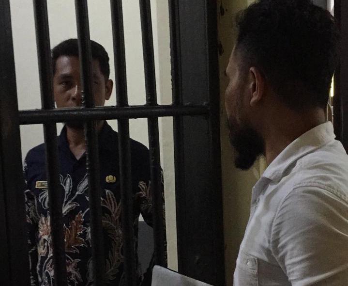 Penahanan terhadap Kades Lagasa, Asdam, dilakukan selama 30 hari terhitung sejak 21 Februari hingga 21 Maret. PN juga telah menetapkan jadwal sidang perdana. Foto: Ist.