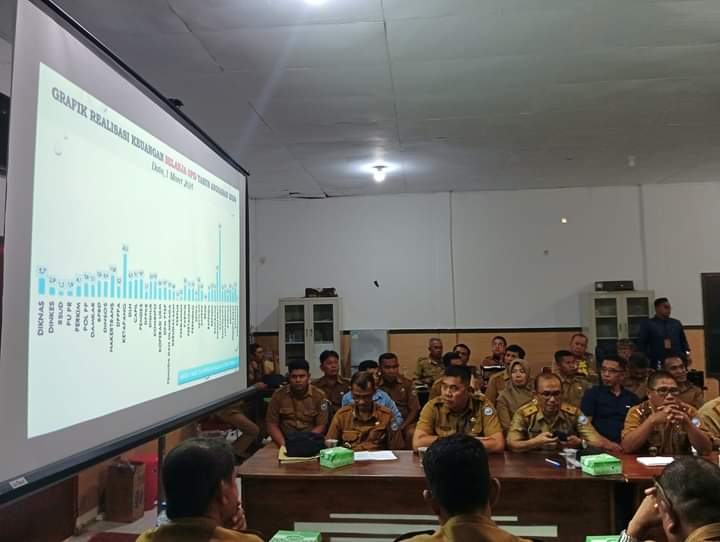 TPID saat menghadiri Rakor di aula kantor Bupati Buton Selatan. Foto: DisKomInfo Buton Selatan