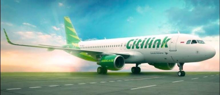 Citilink adalah salah satu penerbangan yang menawarkan tiket murah rute Kendari-Jakarta. Foto: Repro Citilink.id