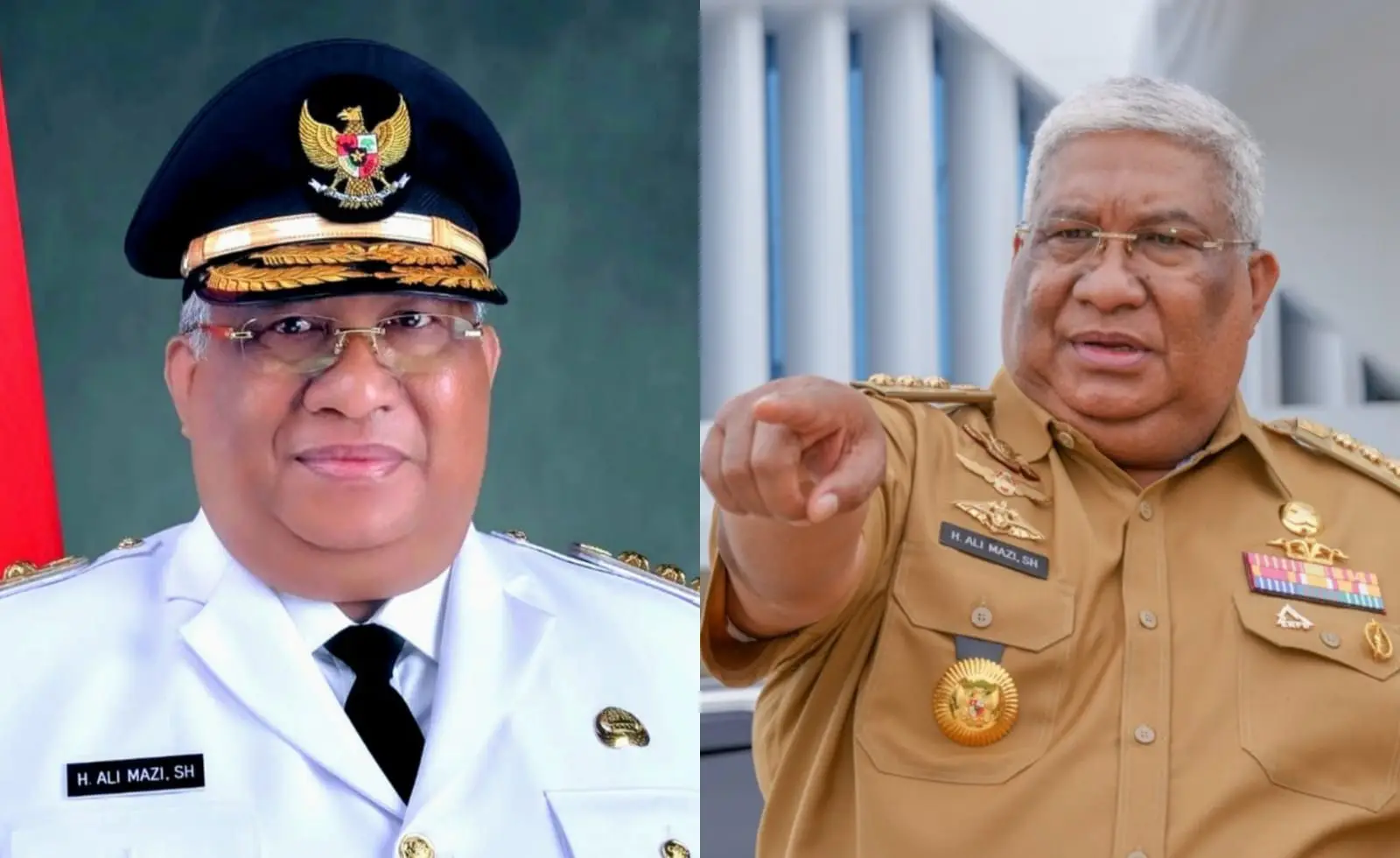 Caleg DPRI RI Ali Mazi mengajukan gugatan hasil perhitungan yang dilaksanakan secara nasional oleh KPU RI. Foto: Kolase