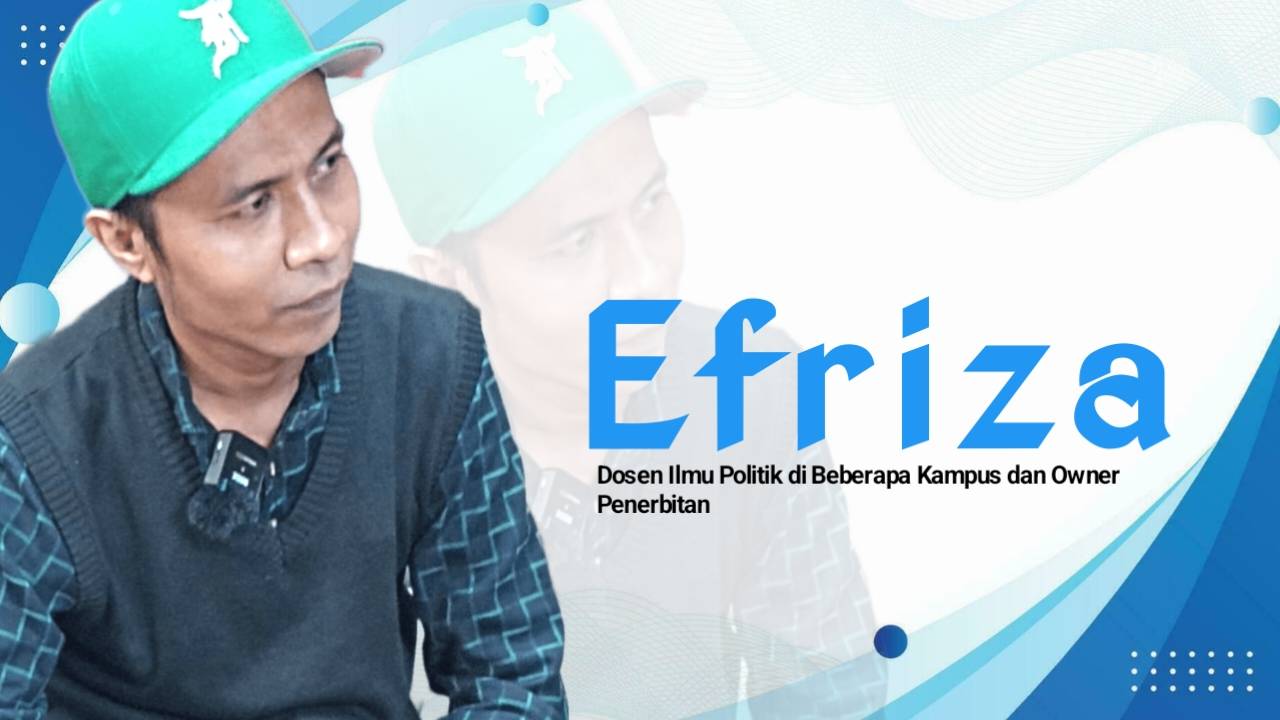 Efriza, Dosen Ilmu Politik di Beberapa Kampus dan Owner Penerbitan. Foto: Ist.