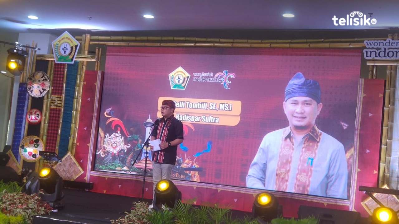 Dinas Pariwisata Sulawesi Tenggara luncurkan kalender event pariwisata 2024. Foto: Erni Yanti/Telisik