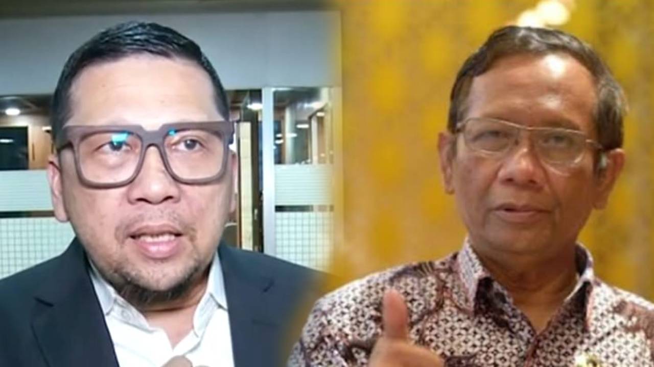 Ketua Komisi II DPR RI, Ahmad Doli Kurnia Tandjung (kiri) dan mantan Ketua Mahkamah Konstitusi, Mahfud Md (kanan). Foto: Kolase