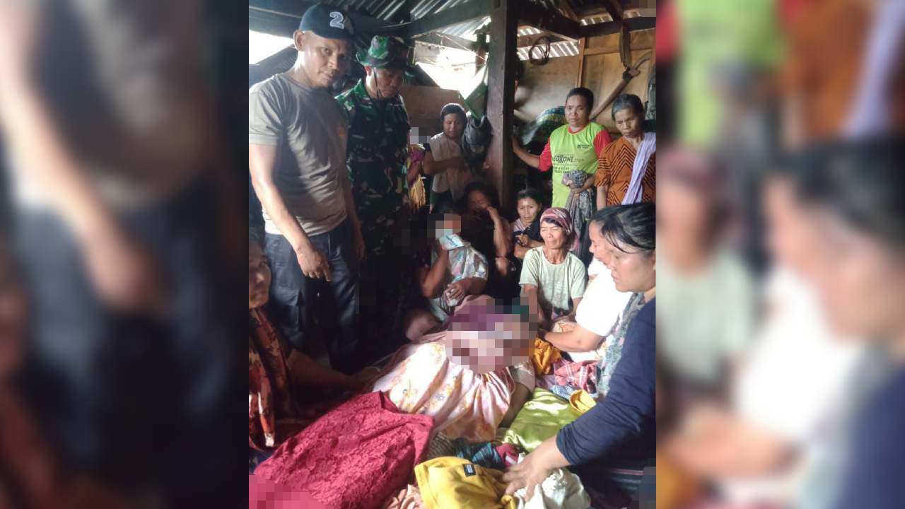 Kronologi seorang wanita tewas hanyut terbawa arus sungai. Foto: Ist.