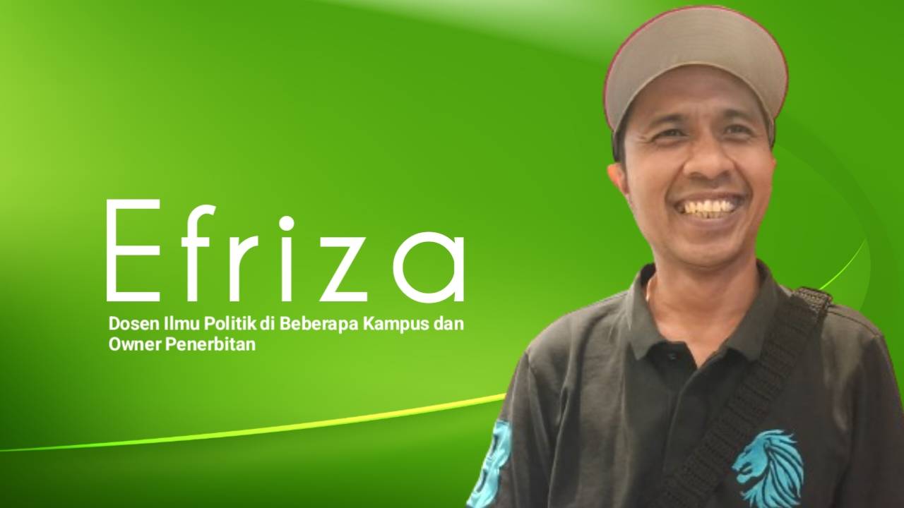 Efriza, Dosen Ilmu Politik di Beberapa Kampus dan Owner Penerbitan. Foto: Ist.