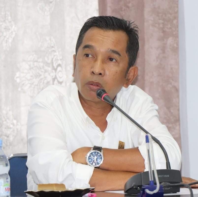 Ketua Fraksi PPP, Mustamrin Shale menyatakan fraksinya belum menyatakan sikap terkait penolakan LKPJ Bupati. Foto: Sekertariat DPRD Kolaka Utara