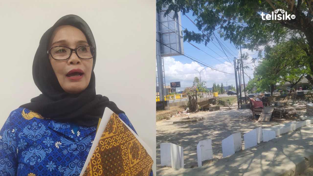 Kepala Dinas Pekerjaan Umum dan Penataan Ruang (PUPR) Kota Kendari Erlis Sadya sebut penertibkan tersebut untuk memperindah wajah Kota Kendari sebagai ibu kota provinsi. Foto: Erni Yanti/Telisik