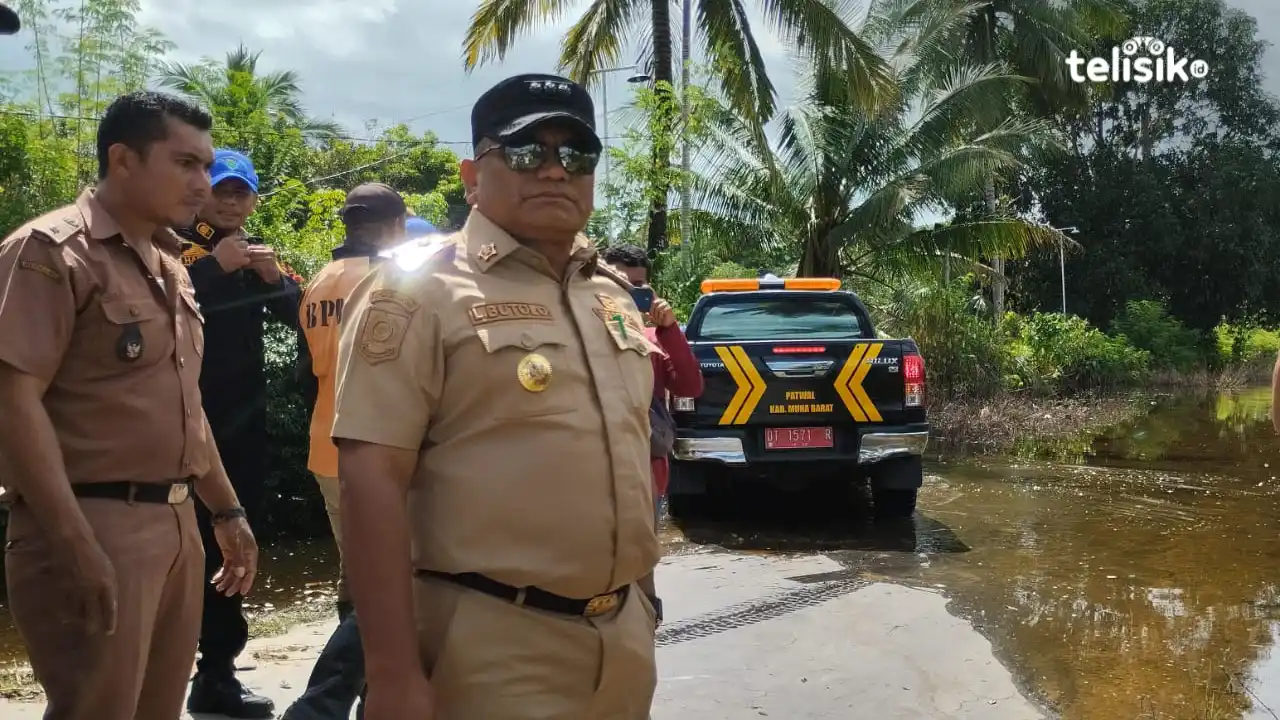 Pj Bupati Muna Barat, La Ode Butolo arahkan sekda bersama Inspektorat mengecek kehadiran dan tempat tinggal ASN. Foto: Putri Wulandari/Telisik