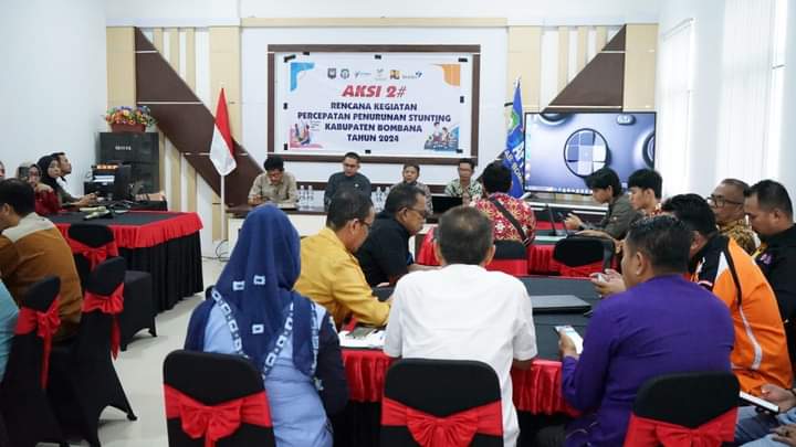 Kegiatan pencegahan stunting di Kabupaten Bombana. Foto: Ist.
