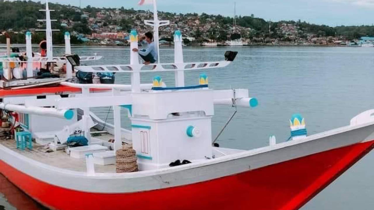 Gambar kapal Jaring Subur 006 sebelum berangkat melaut. Foto: Ist.
