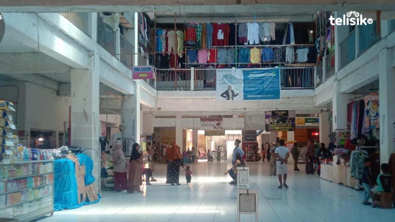 Kondisi Pasar Sentral Laino pasca ditertibkan. Foto: Sunaryo/Telisik