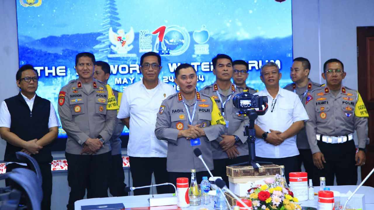 Polri beberkan keberhasilan saat pengamana WWF ke-10 di Bali. Foto: Ist.
