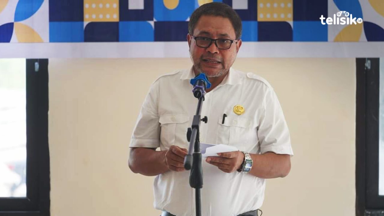 Kepala Disbunnak Kolaka Utara, Ismail Mustafa ungkap  kesiapan instansinya lakukan vaksinasi hewan kurban jelan idul Adha. Foto: Muh Risal H/Telisik