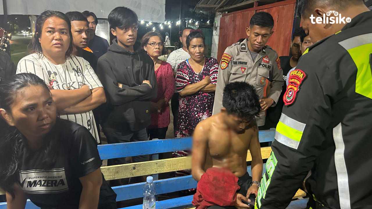 Korban saat diamankan Tim Unit Reaksi Cepat URC Polresta Kendari. Foto: Thamrin Dalby/Telisik