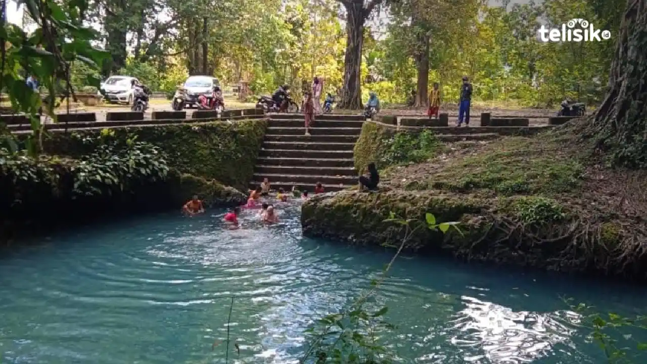 Salah satu destinasi wisata di Muna Barat yang menyajikan keindahan alam dan kesejukan mata air. Foto: Putri Wulandari/Telisik