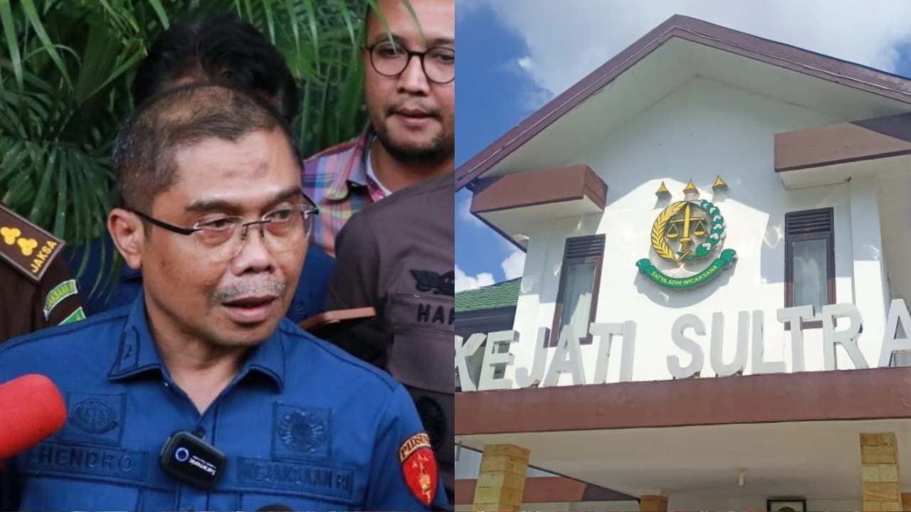 Hendro Dewanto baru saja dilantik menjadi Kajati Sulawesi Tenggara. Foto: Kolase