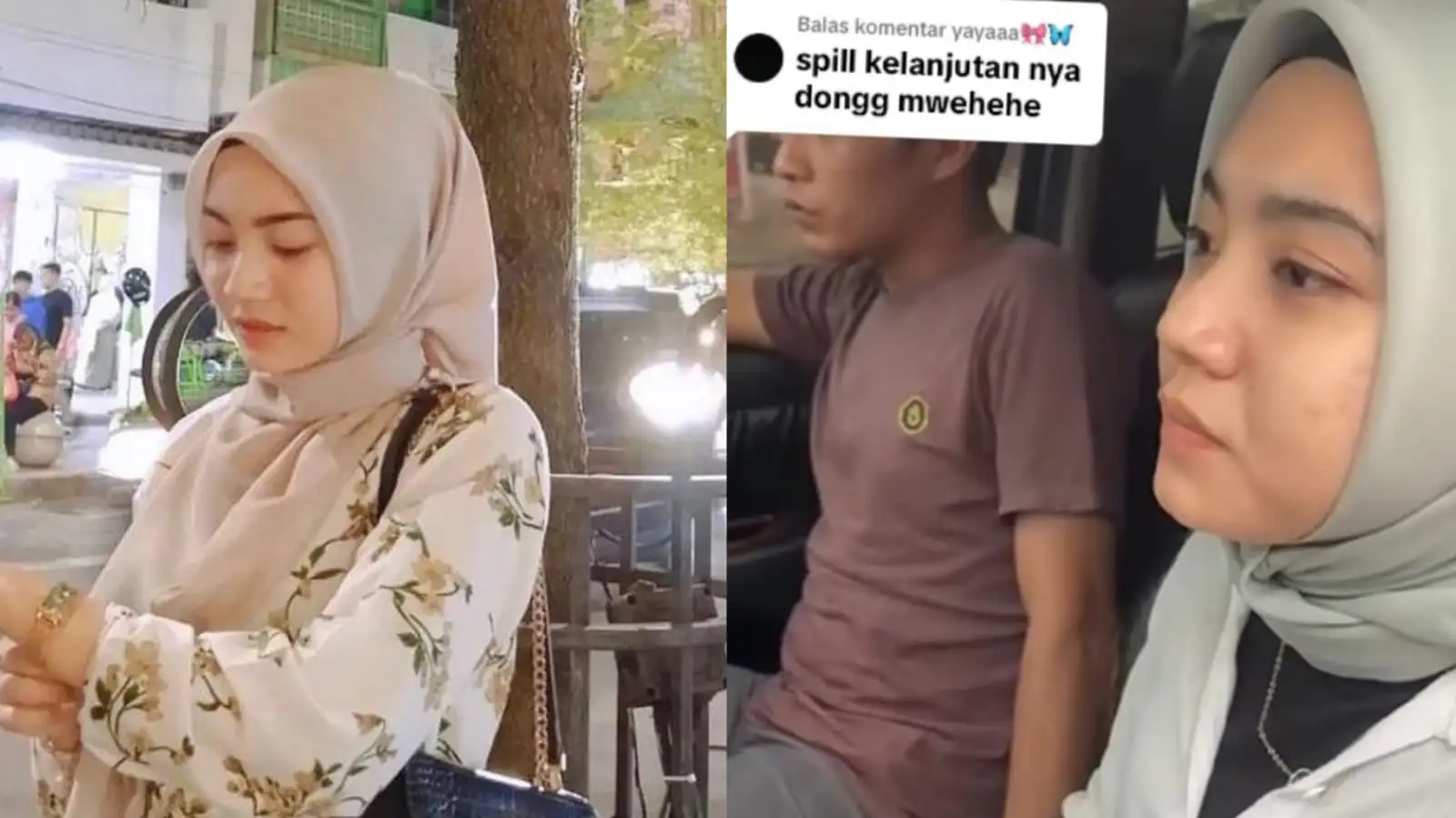 Mahasiswi cantik, Veni Oktaviana Sari, kembali menjadi sorotan setelah dilabrak istri sah dari pria dalam mobil. Foto: Instagram @awramee