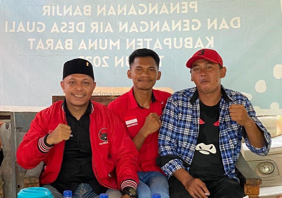TPS Muna Barat siap memenangkan Lukman Abunawas. Foto: Ist.