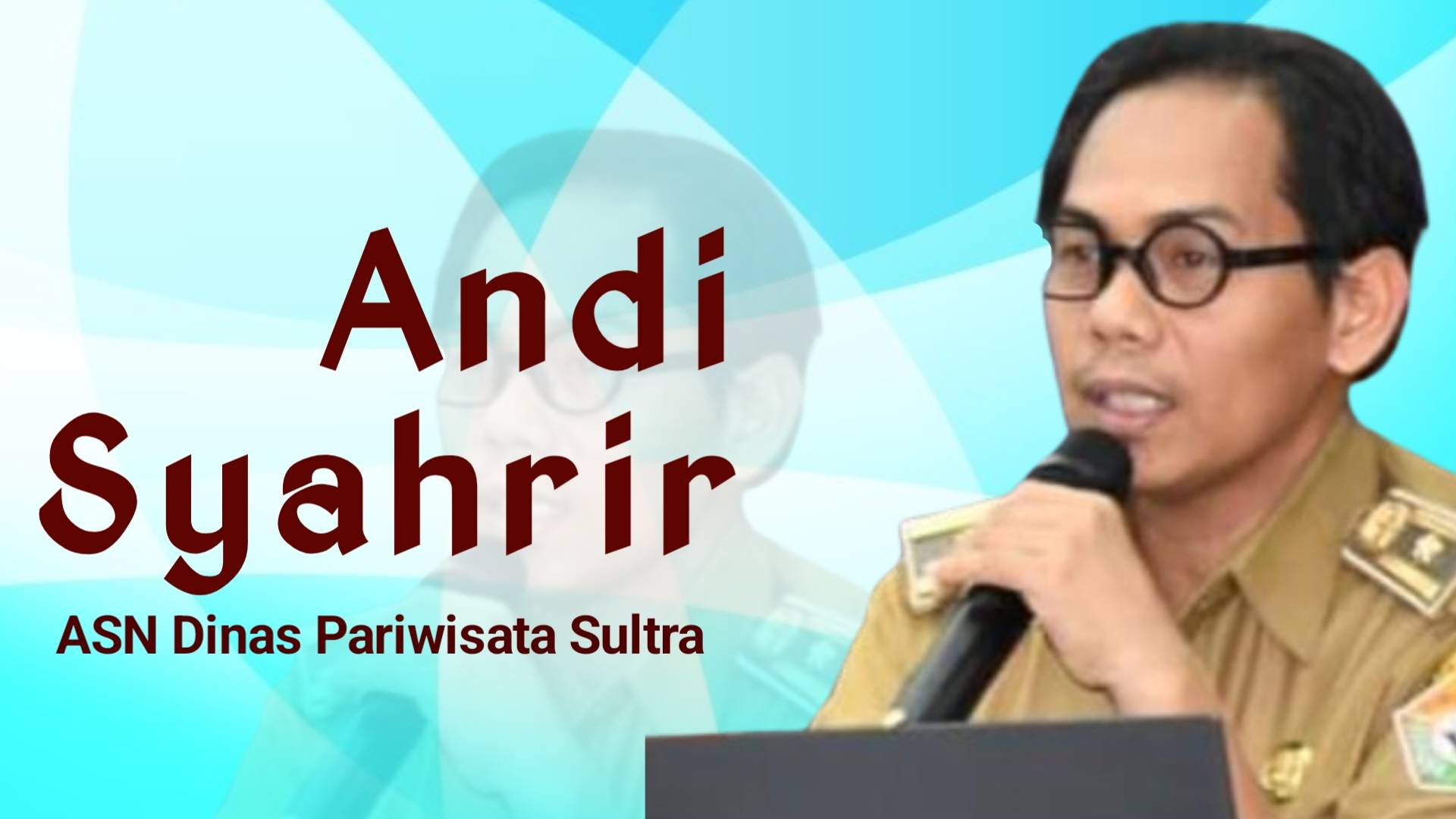 Andi Syahrir, ASN Dinas Pariwisata Sultra. Foto: Ist.