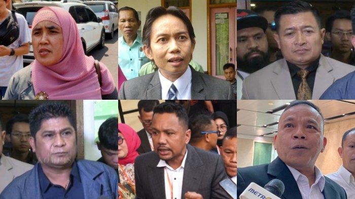 Enam sosok kuasa hukum yang memperjuangkan kebebasan Pegi Setiawan. Foto: Repro tribunnews.com