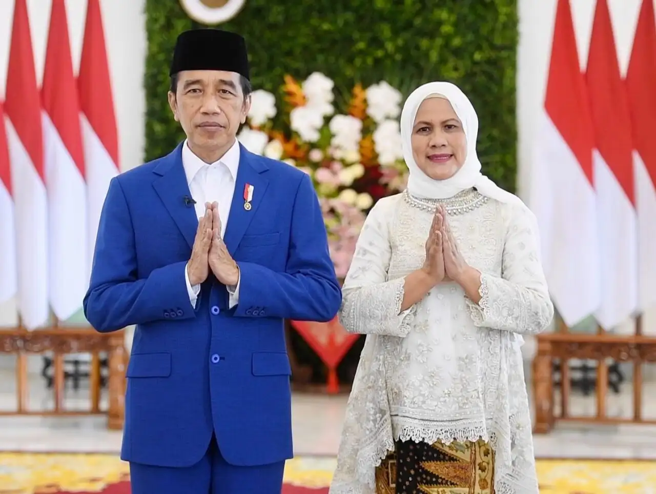 Presiden Jokowi dan Ibu Negara, Iriana, dijadwalkan mulai menginap di IKN. Foto: Repro presidenri.go.id