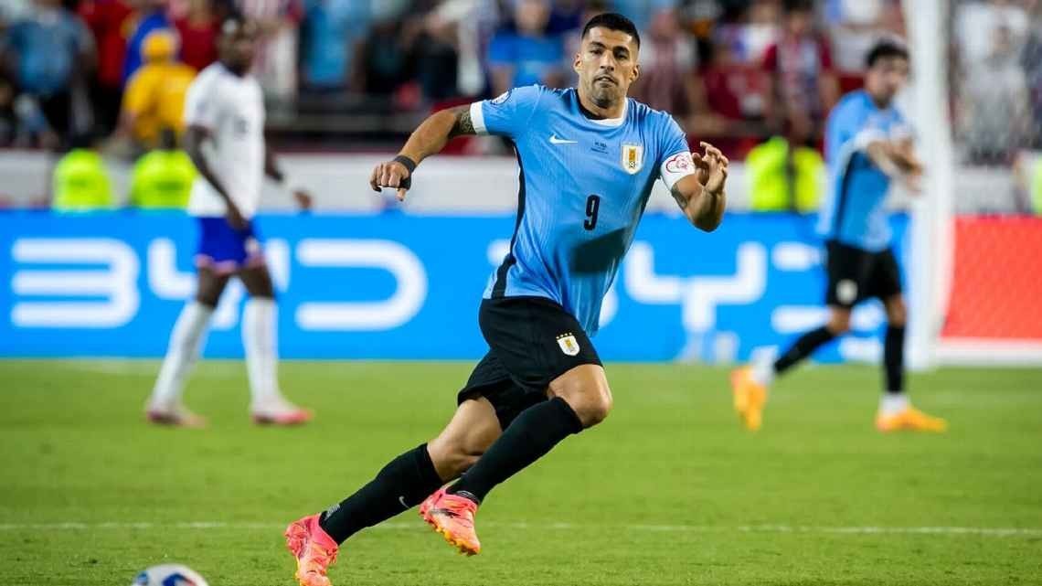 Striker gaek Uruguay, Luis Suarez. Foto: Nick Tre. Smith/Getty Image