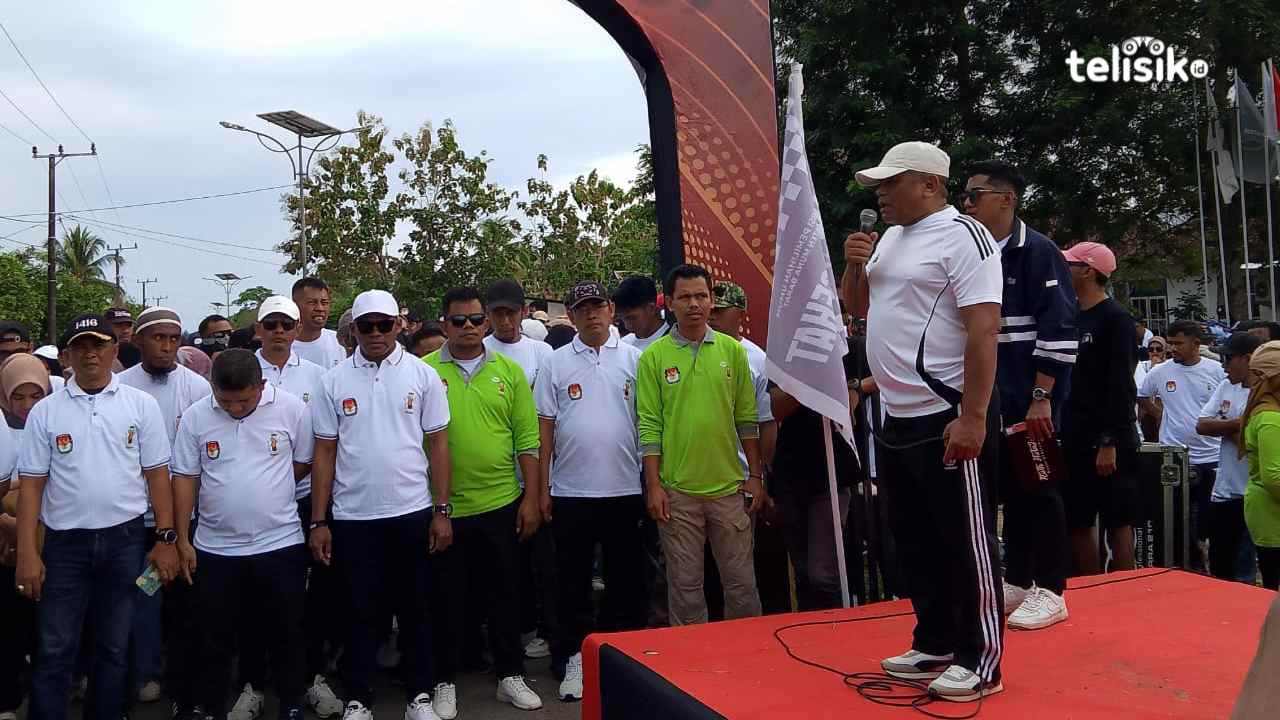 Tahapan Pilkada Muna Barat resmi dilaksanakan, masyarakat diajak untuk menyukseskan Pilkada Serentak Tahun 2024. Foto: Putri Wulandari/Telisik