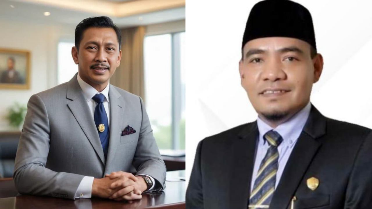 Bakal Calon Wali Kota Baubau, La Ode Mustari dan Wakil Wali Kota Baubau, H. Zahari. Foto: Ist.