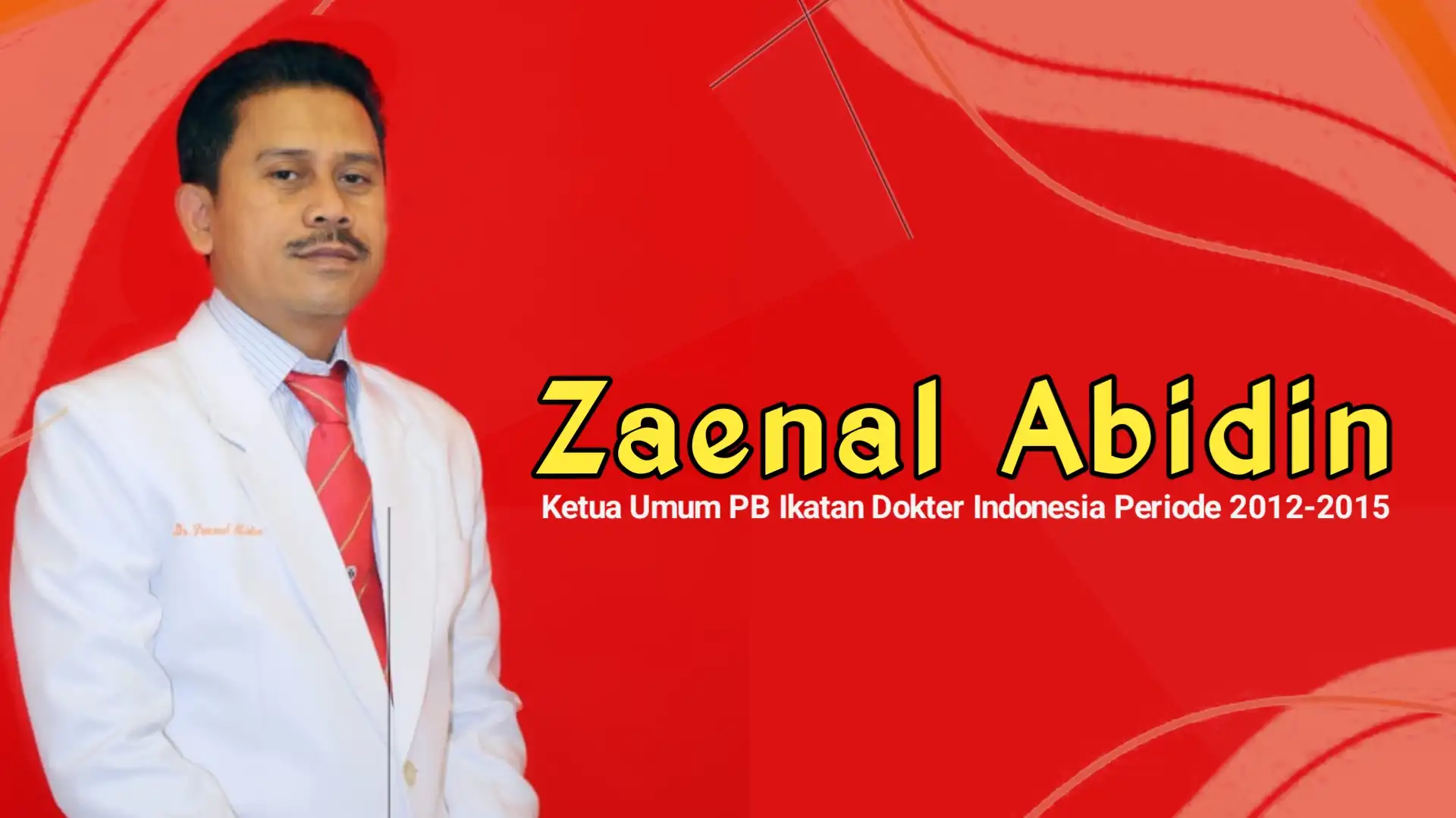 Zaenal Abidin, Ketua Umum PB Ikatan Dokter Indonesia Periode 2012-2015. Foto: Ist.
