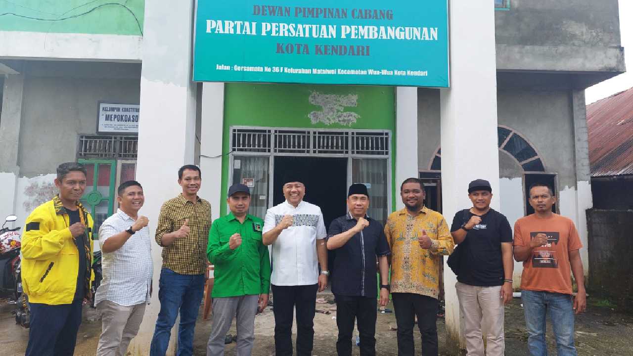 PPP Sulawesi Tenggara pastikan formulir B1 KWK pasangan AJP-ASLI Terbit pada bulan Juli 2024 ini. Foto: Ist