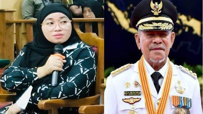 Eliya Gabriana Bachmid (kiri) dan eks Gubernur Maluku Utara (kanan) Abdul Gani Kasuba. Foto: Repro tribunnews.com