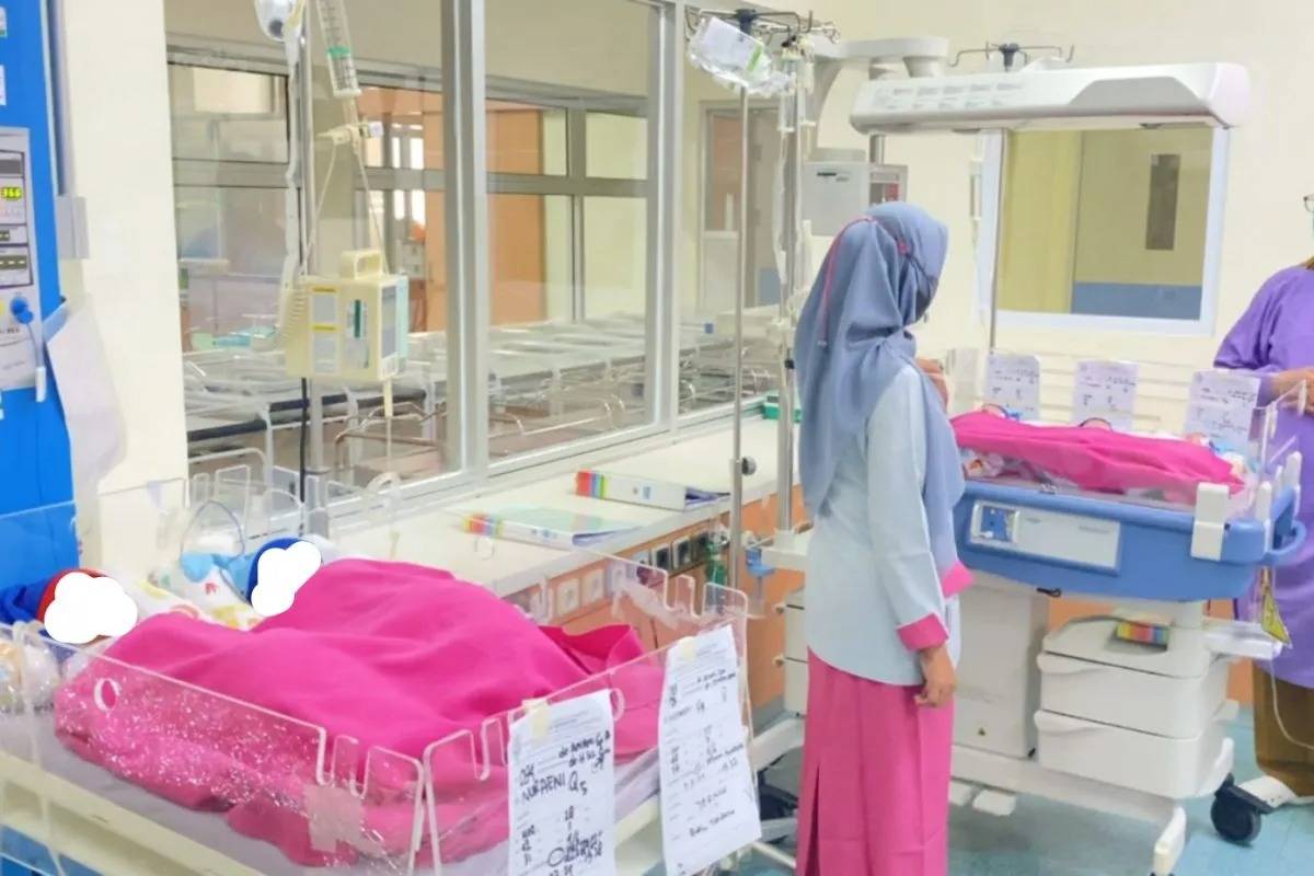 Bayi kembar lima mendapatkan perawatan intensif dari RUSD Indramayu. Foto: Repro antaranews.com