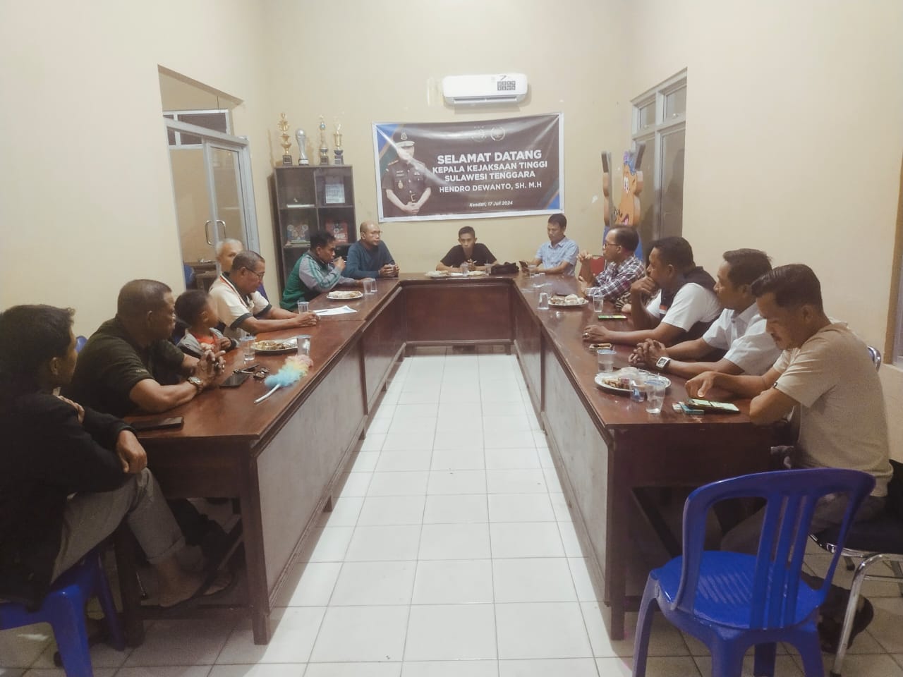 Rapat pleno PWI Sulawesi Tenggara untuk pembentukan PWI Konawe. Foto: Ist