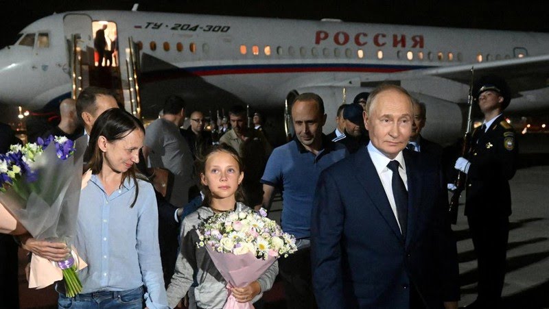 Sandra Rusia yang dibebaskan Presiden Putin untuk ditukarkan dengan Amerika. Foto: Repro Reutres?