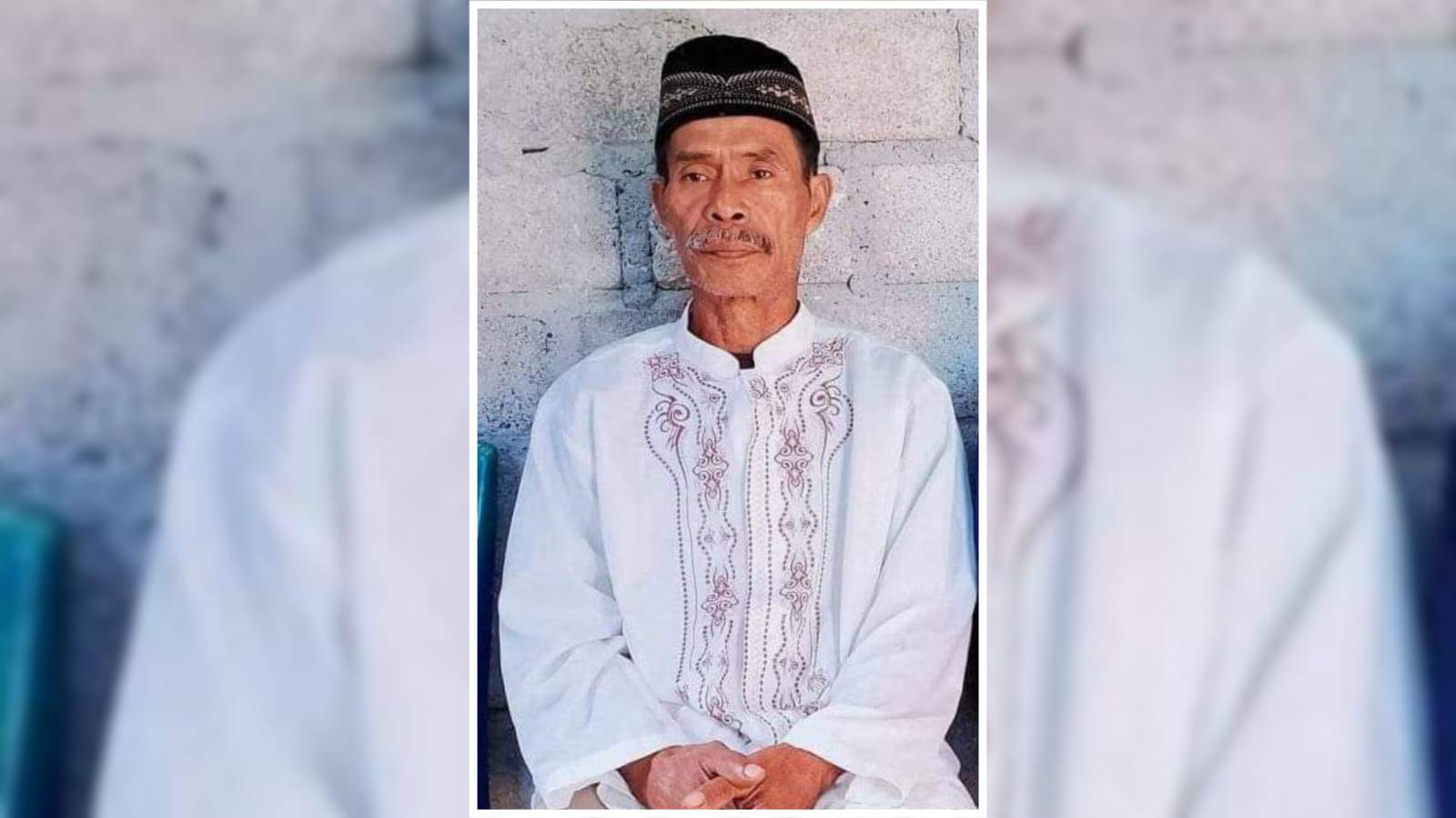 La Hamidu (57) nelayan yang hilang di perairan Pantai Jodoh, Batuaga, Buton Selatan. Foto: Safril