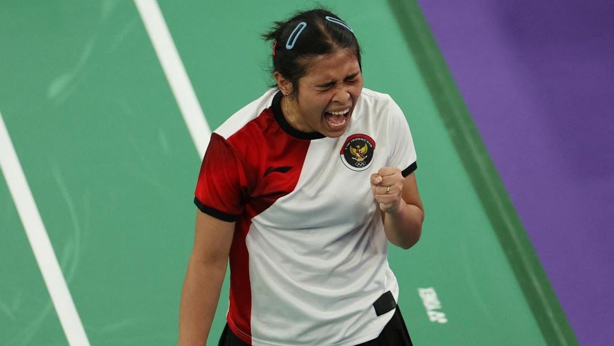 Gregoria Mariska Tunjung sudah siap menghadapi An Se Young asal Korea Selatan di semifinal Olimpiade Paris 2024. Foto: Repro Reuters