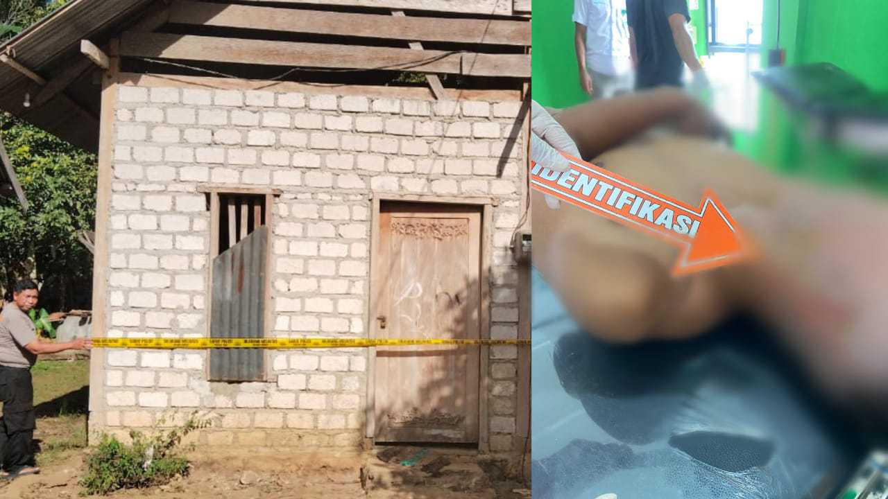 Korban yang telah ditemukan tewas akibat gantung diri. Foto : Ist.