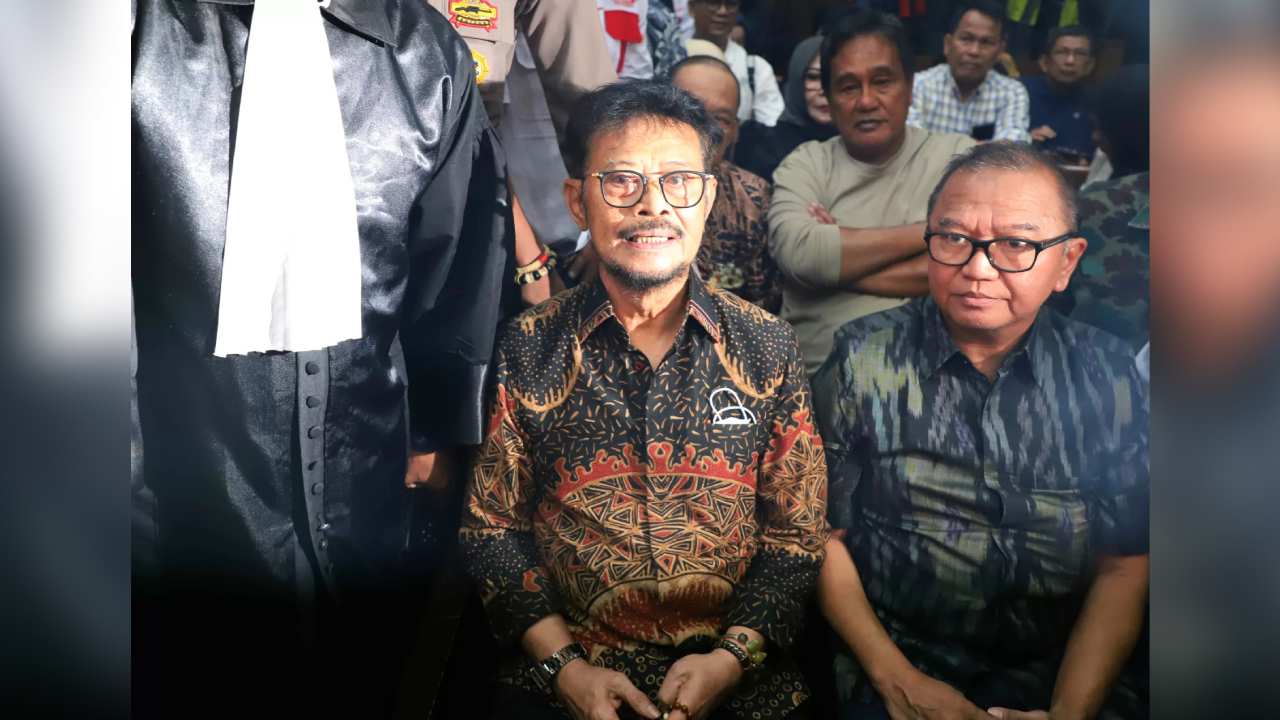 Majelis Hakim Pengadilan Tinggi DKI Jakarta memutuskan, memperberat vonis mantan Menteri Pertanian SYL menjadi 12 tahun penjara. Foto: Repro Jawapos