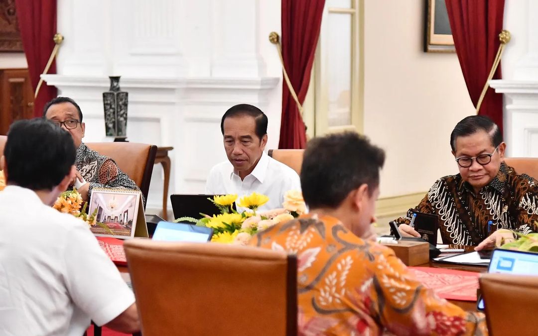 Istana Kepresidenan mengklaim tidak ada keterlibatan Presiden Jokowi dalam penyelenggaraan Munaslub Kamar Dagang dan Industri atau Kadin. Foto: Instagram @jokowi