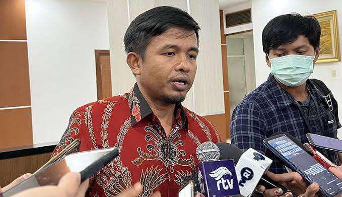 Komisioner KPU RI, Idham Holik, mengatakan jumlah calon tunggal kepala daerah menjadi 35. Foto: Repro Antara