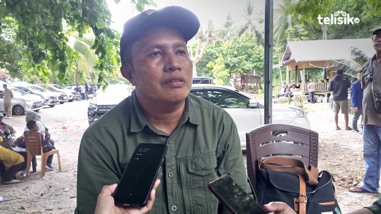 Ketua DPD NasDem Buton Selatan, Syahrul Said saat ditemui awak media. Foto: Ali Iskandar Majid/Telisik