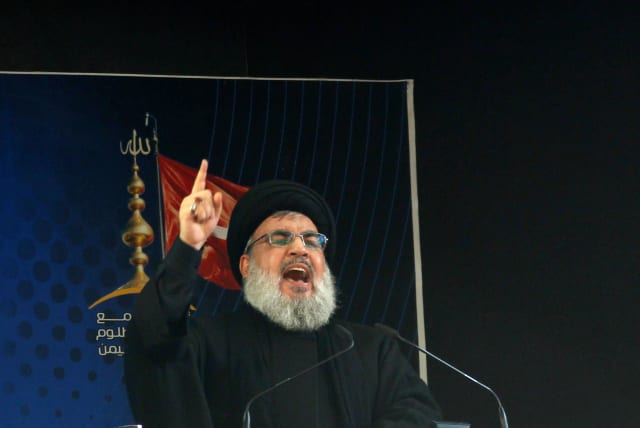 Pemimpin Hizbullah Hassan Nasrallah kembali menjadi sorotan usai dikabarkan menjadi sasaran serangan yang dilancarkan militer Israel. Foto: Repro Reutrs