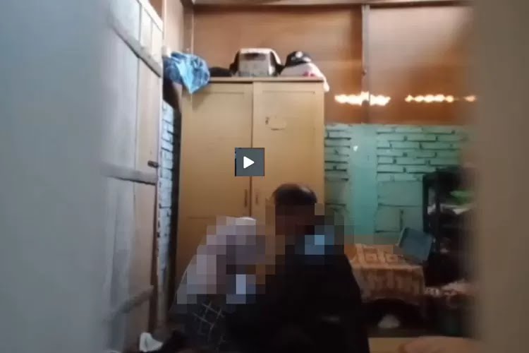 Media sosial tengah dihebohkan dengan beredarnya video asusila guru dan murid. Foto: Repro gopos.id