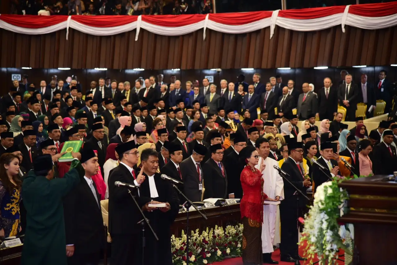 Acara pelantikan para legislator dan senator terpilih di Pemilu 2024, bakal dilangsungkan hari ini. Foto: Repro putranababan.com